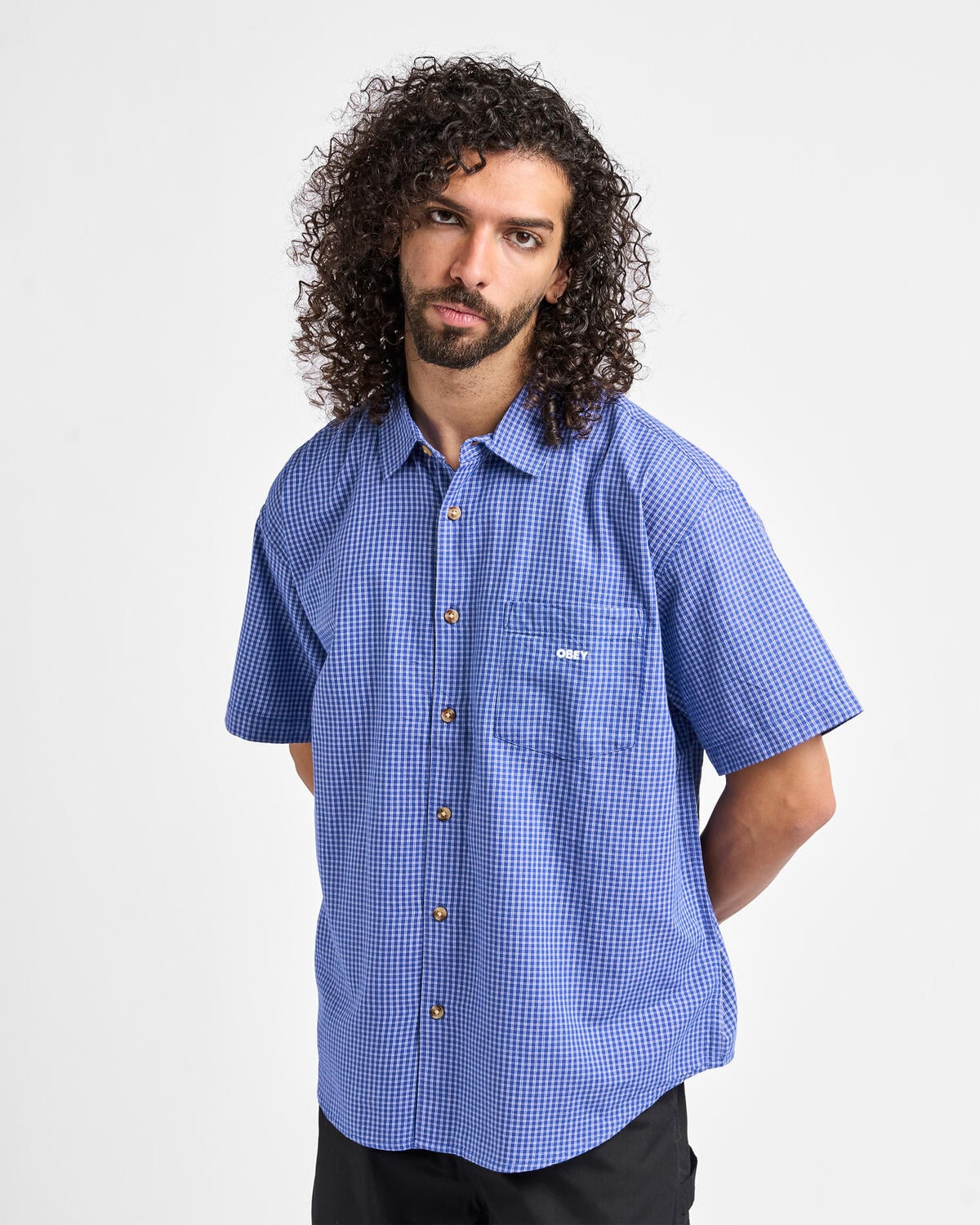Obey BIGWIG FRANK WOVEN SS | 181210464-SFB | AFEW STORE
